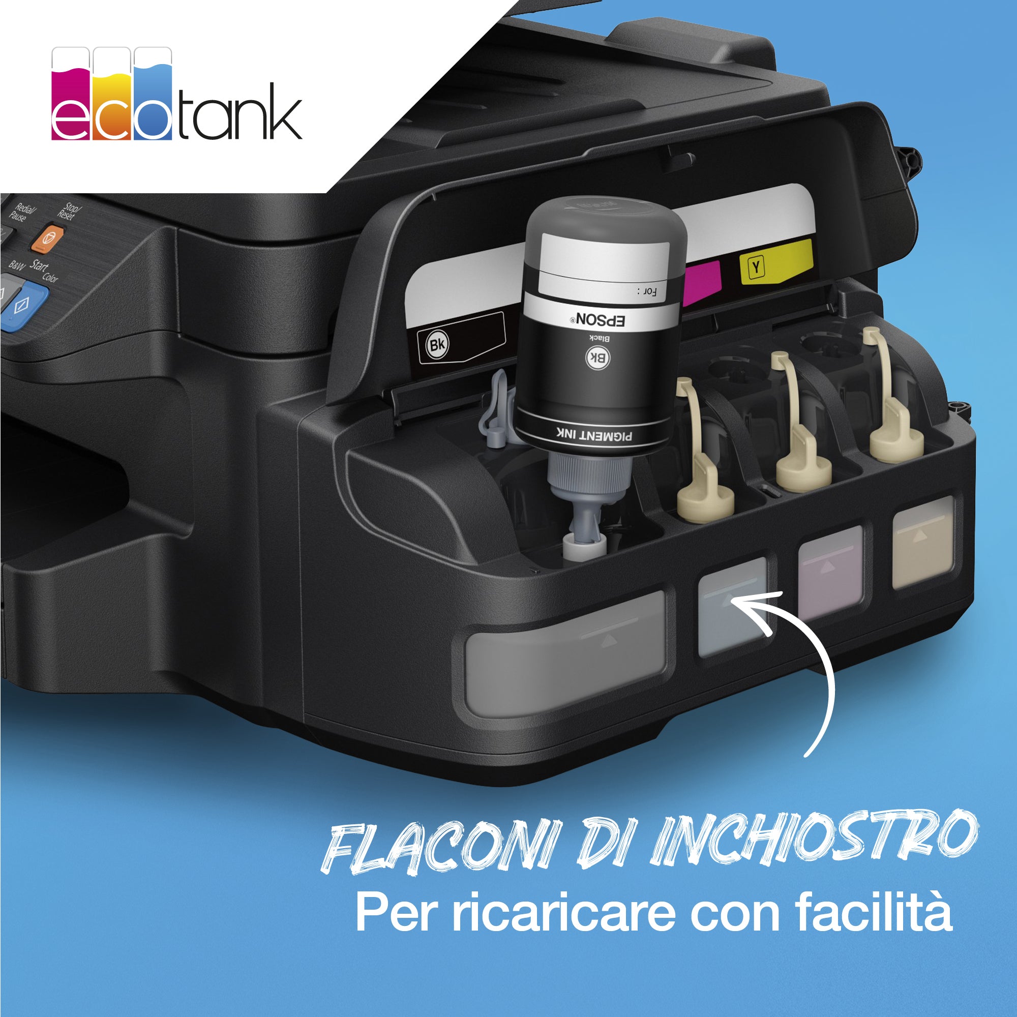 Epson Flacone di inchiostro a pigmenti Nero 774 EcoTank
