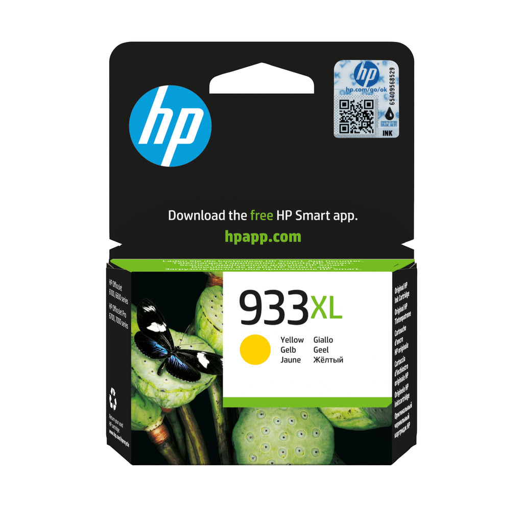 HP Cartuccia originale inchiostro giallo ad alta capacità 933XL