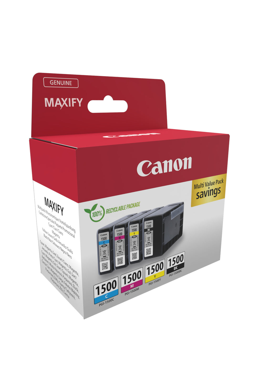 Canon 9218B006 cartuccia d'inchiostro 4 pz Originale Nero, Ciano, Magenta, Giallo
