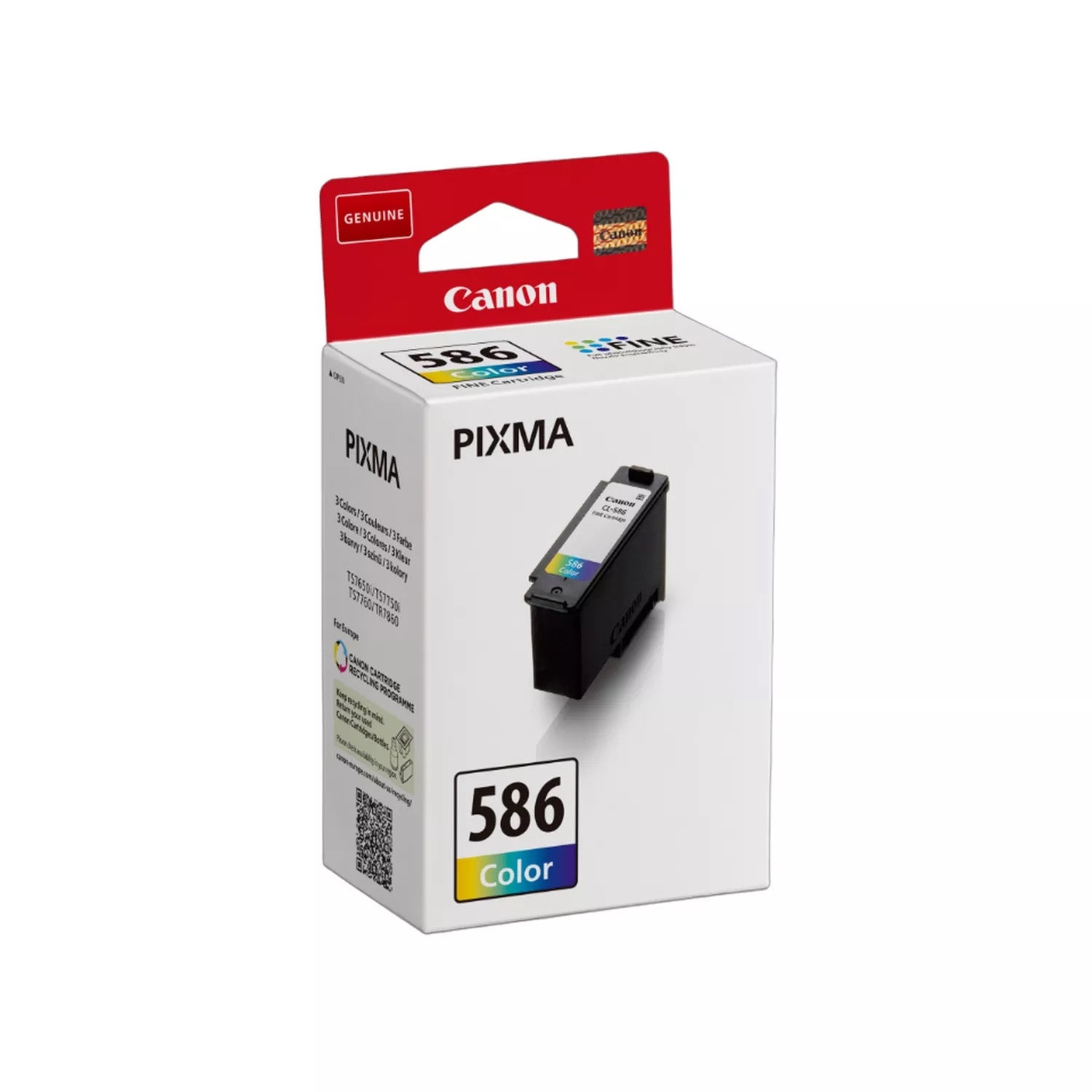 Canon CL-586 cartuccia d'inchiostro 1 pz Originale Resa standard
