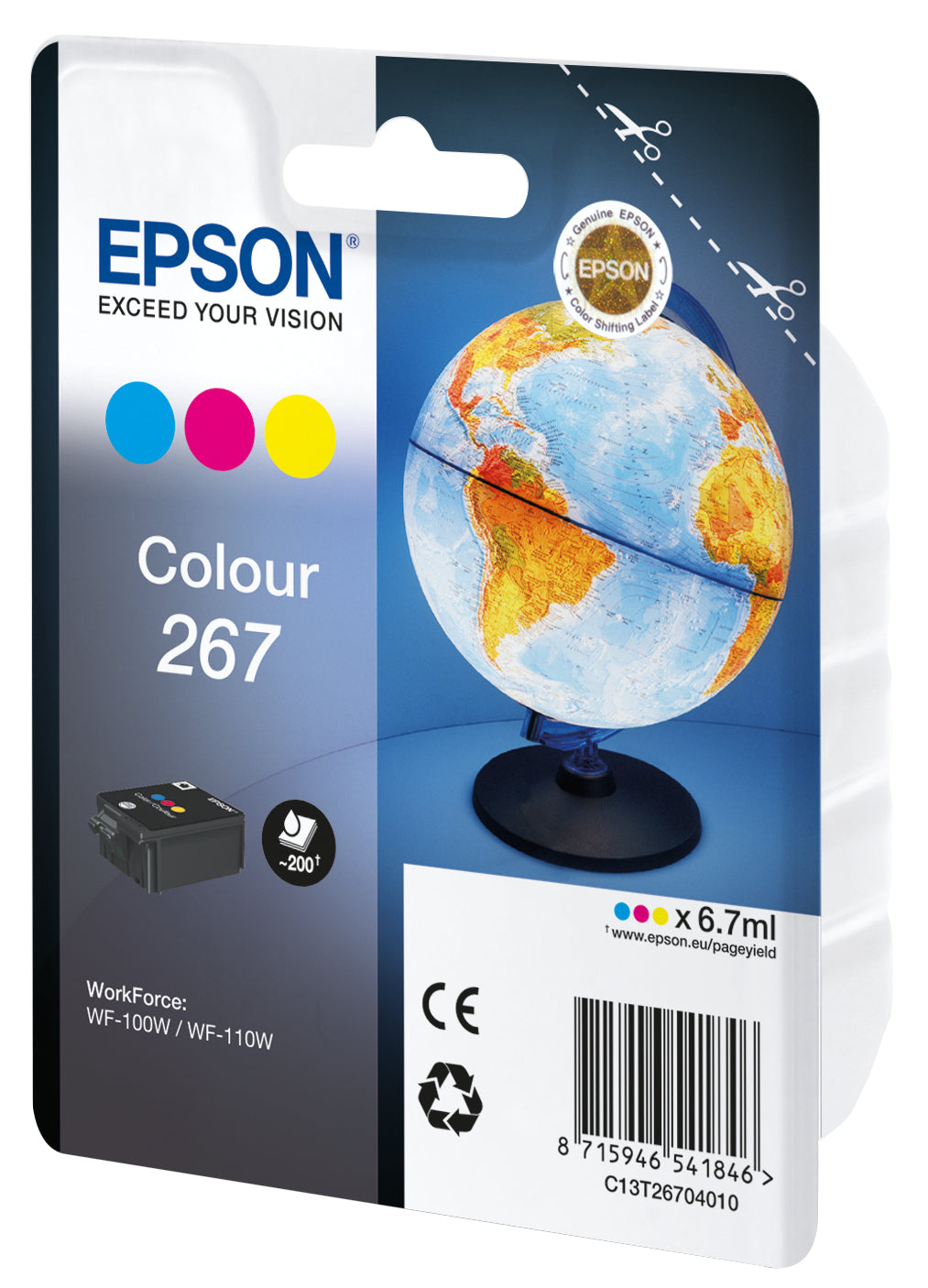 Epson Globe Inchiostri a colori singoli Mappamondo 267