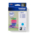 Brother LC221C cartuccia d'inchiostro 1 pz Originale Ciano