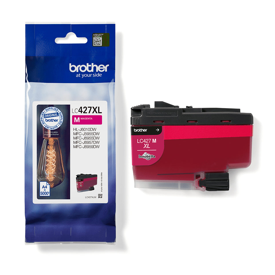 Brother LC427XLM cartuccia d'inchiostro 1 pz Originale Resa elevata (XL) Magenta