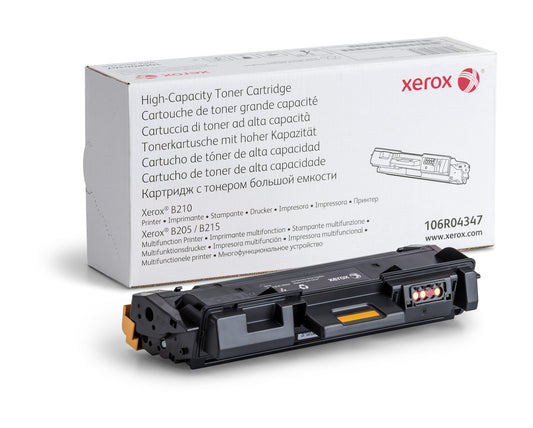 Xerox Cartuccia toner Nero a Alta capacità da 3000 Pagine per Stampante ® B210, Stampante multifunzione ® B205/ ® B215 (106R04347)
