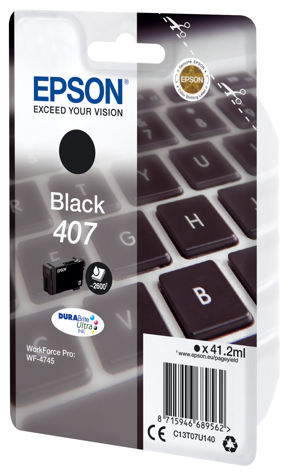 Epson WF-4745 cartuccia d'inchiostro 1 pz Originale Resa elevata (XL) Nero