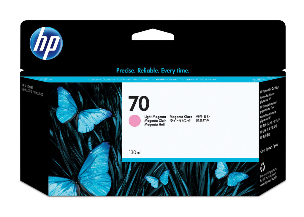 HP Cartuccia inchiostro magenta chiaro 70, 130 ml