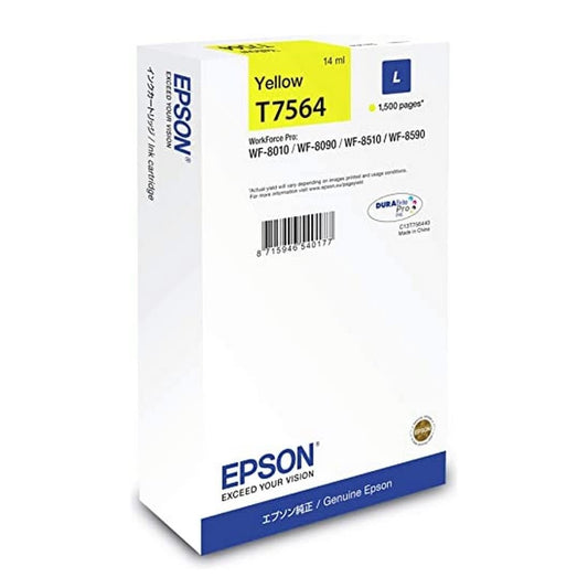 Epson Cartuccia Durabrite Pro T7564 Y 140 Ml L