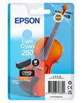 Epson 250 Violin Claria Photo HD cartuccia d'inchiostro 1 pz Originale Ciano chiaro