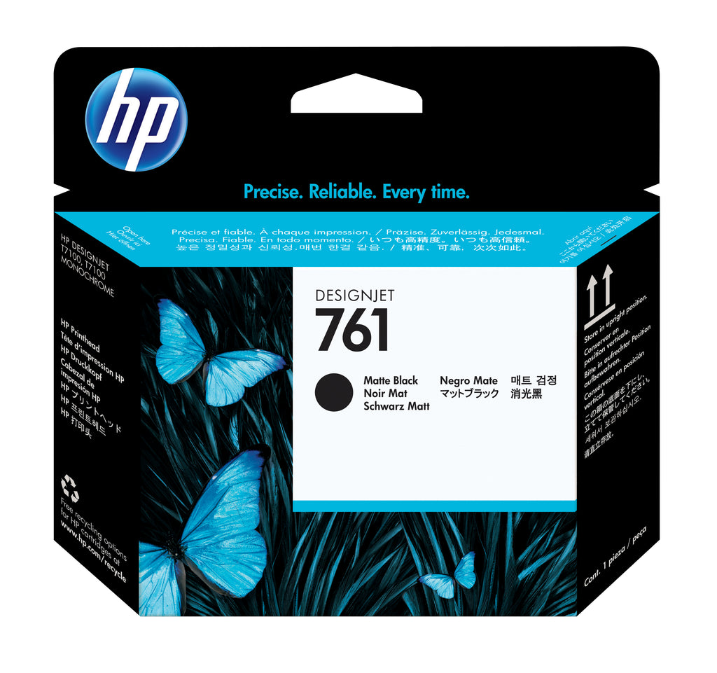 HP Testina di stampa nero opaco/nero opaco Designjet 761