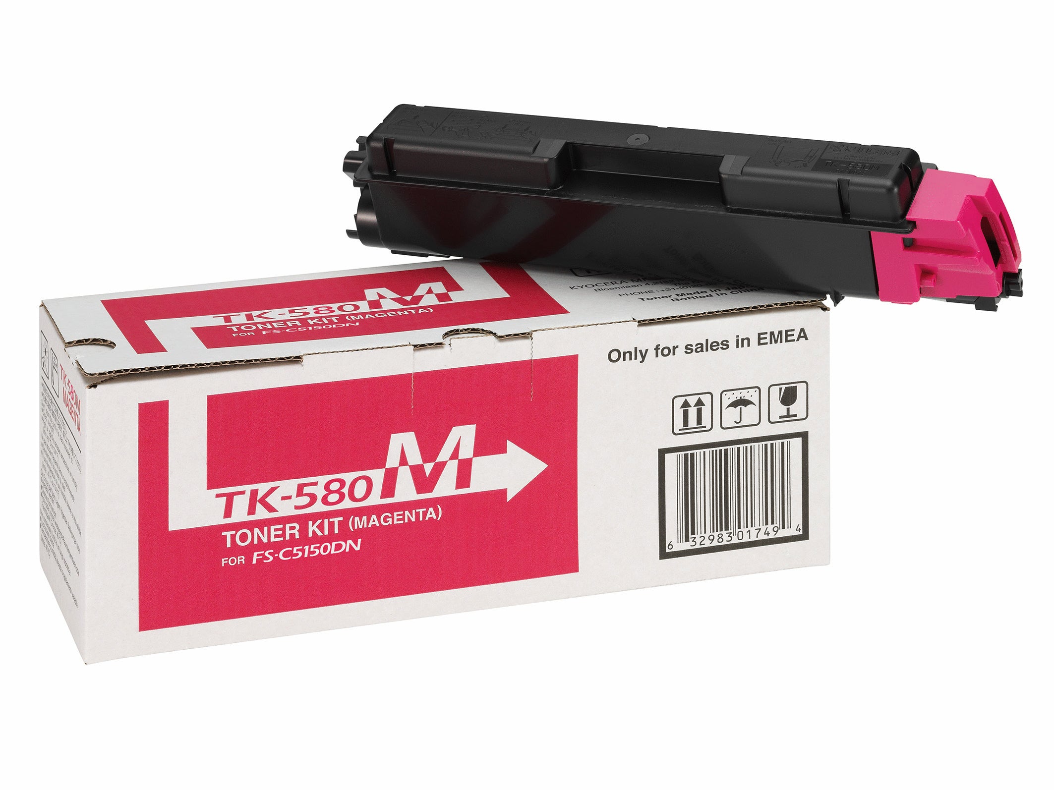 KYOCERA TK-580M cartuccia toner 1 pz Originale Magenta