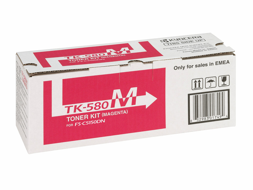 KYOCERA TK-580M cartuccia toner 1 pz Originale Magenta