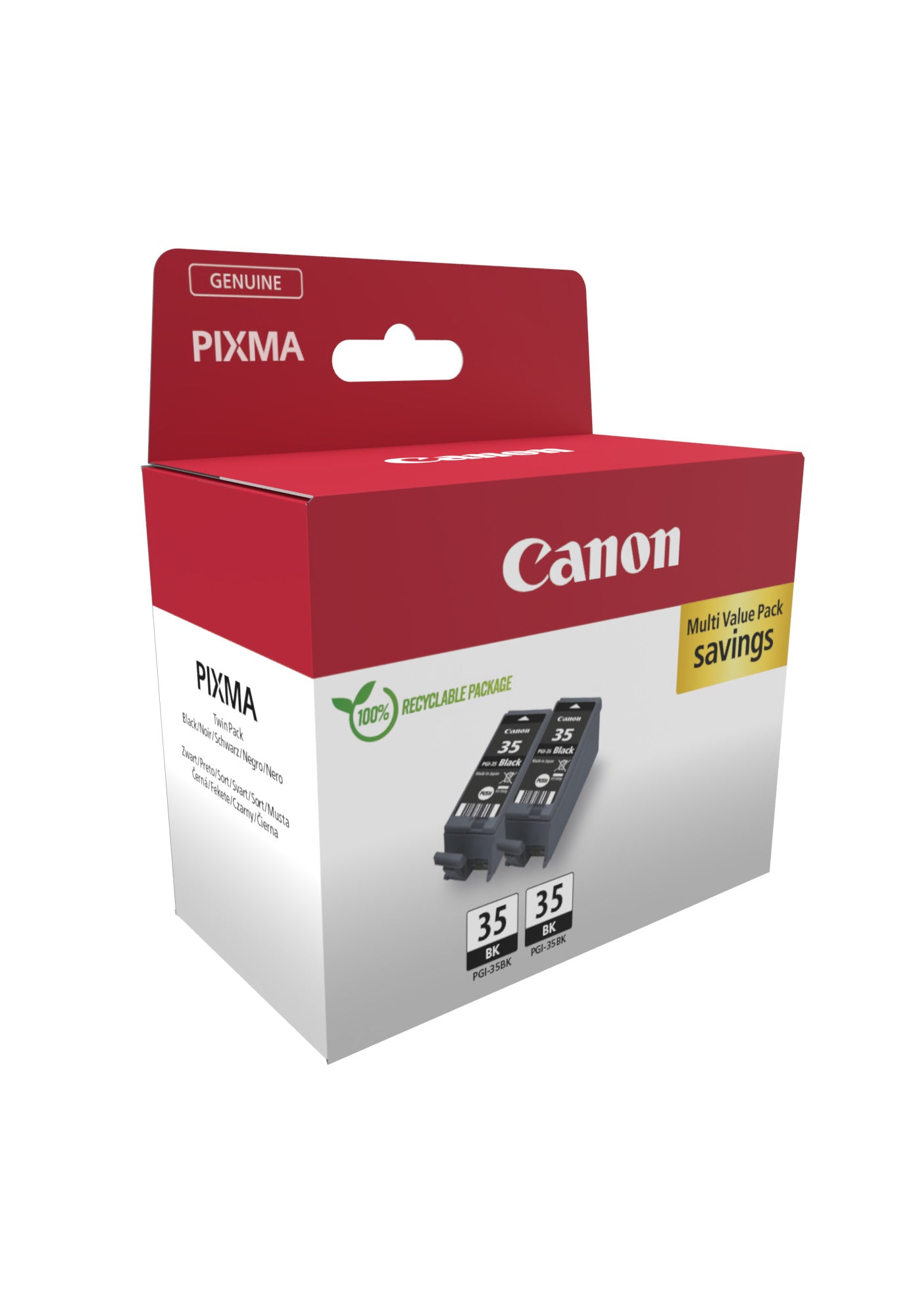 Canon 1509B029 cartuccia d'inchiostro 2 pz Originale Nero