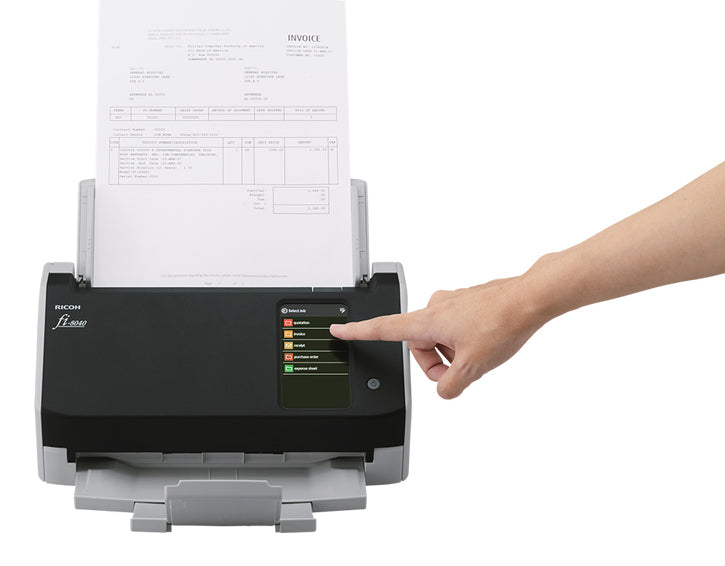 Ricoh fi-8040 ADF + scanner ad alimentazione manuale 600 x 600 DPI A4 Nero, Grigio