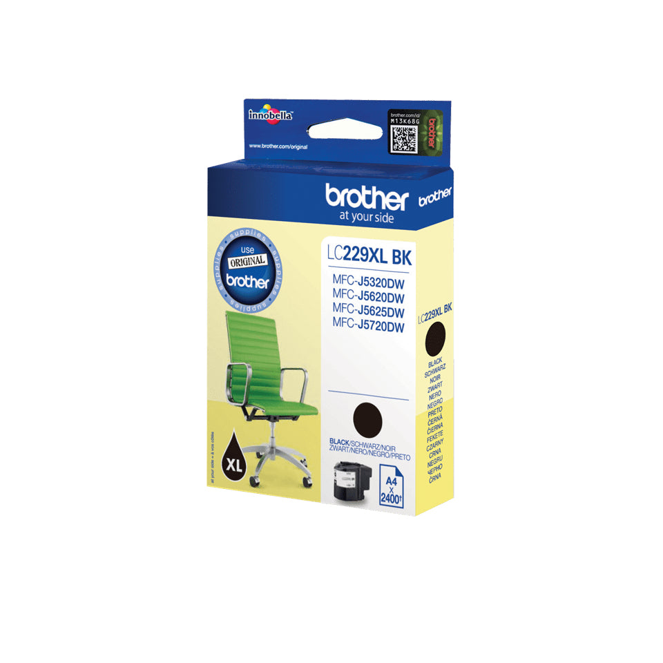 Brother LC229XLBKBP cartuccia d'inchiostro 1 pz Originale Nero