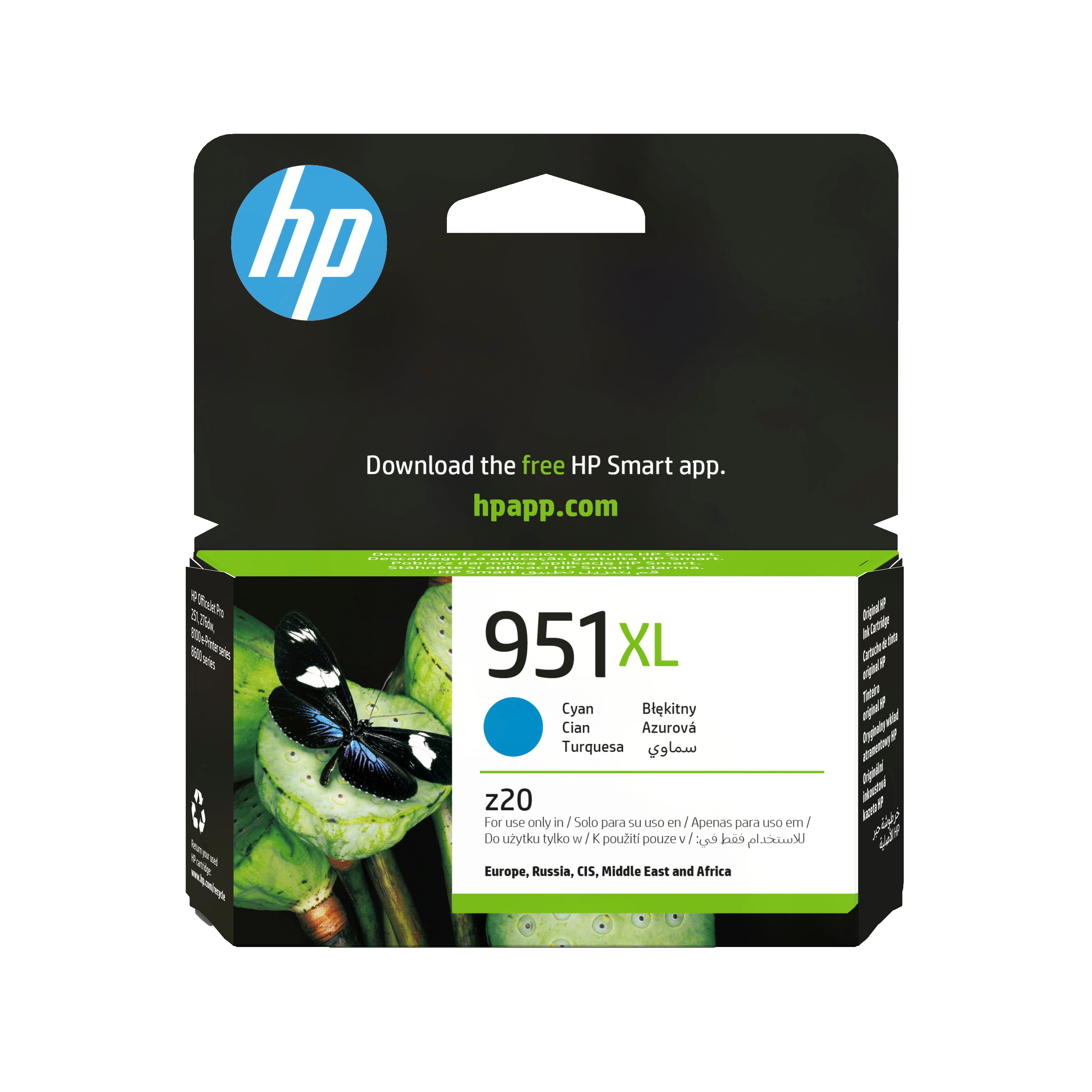 HP Cartuccia originale inchiostro ciano ad alta capacità 951XL