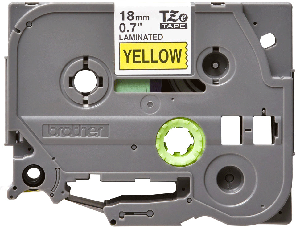 Brother TZE-641 nastro per etichettatrice Nero su giallo