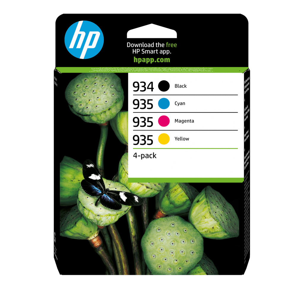 HP Confezione da quattro Cartucce di Inchiostro ciano/magenta/giallo e nero Originali 934 e 935