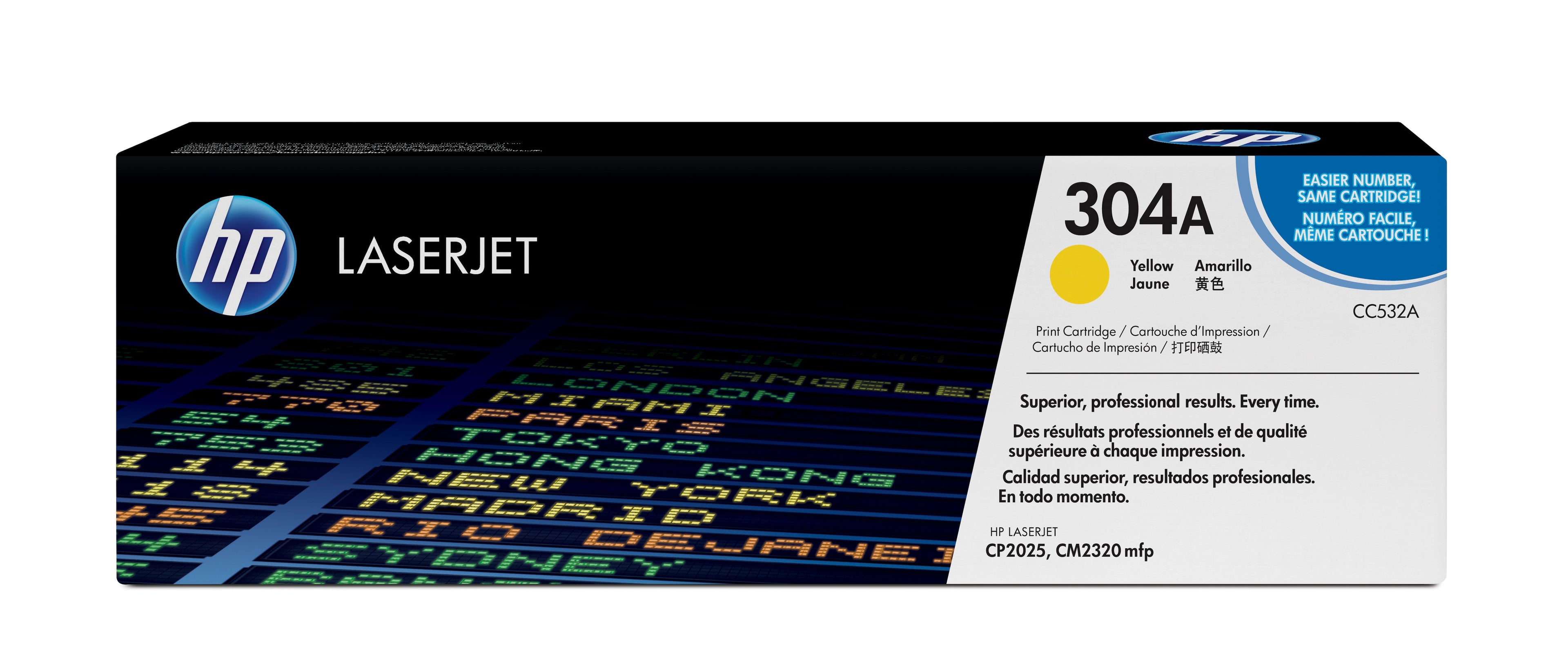 HP Cartuccia Toner originale giallo LaserJet 304A