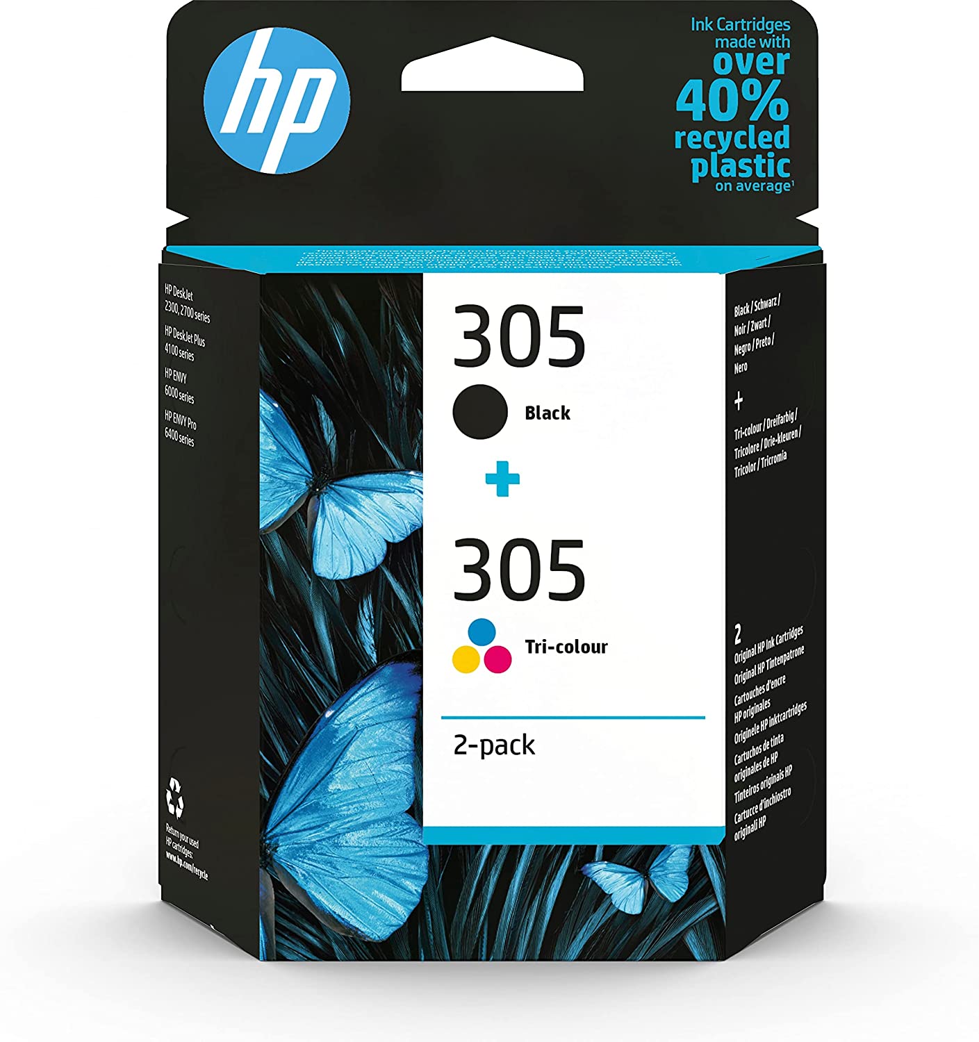 HP 305 Multipack - Confezione da 2 cartucce ( 1 Nero e 1 Colore)