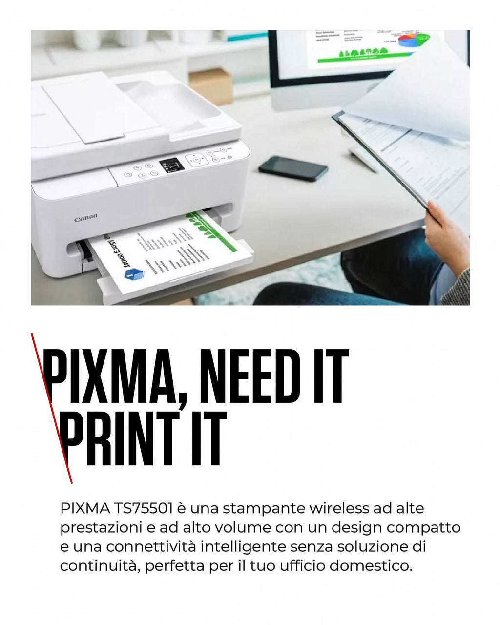 Canon PIXMA TS7550i Ad inchiostro A4 1200 x 1200 DPI Wi-Fi