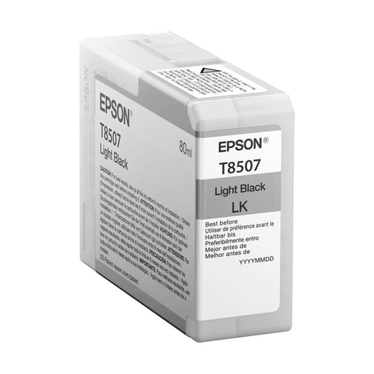 Epson C13T850700 T850700 Cartuccia Inkjet, Nero Luce