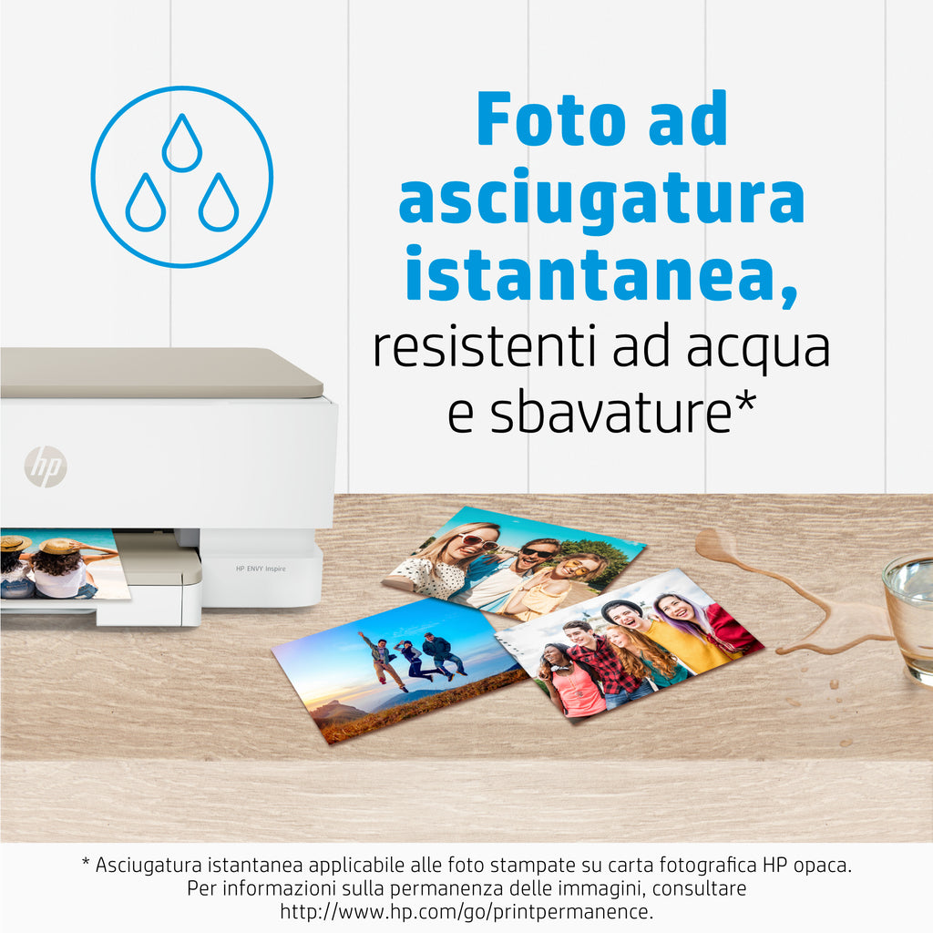 HP Carta fotografica opaca, 180 g/m2, 10 x 15 cm (101 x 152 mm), 25 fogli