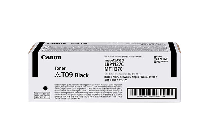 Canon TONER T09 BK cartuccia toner 1 pz Originale Nero