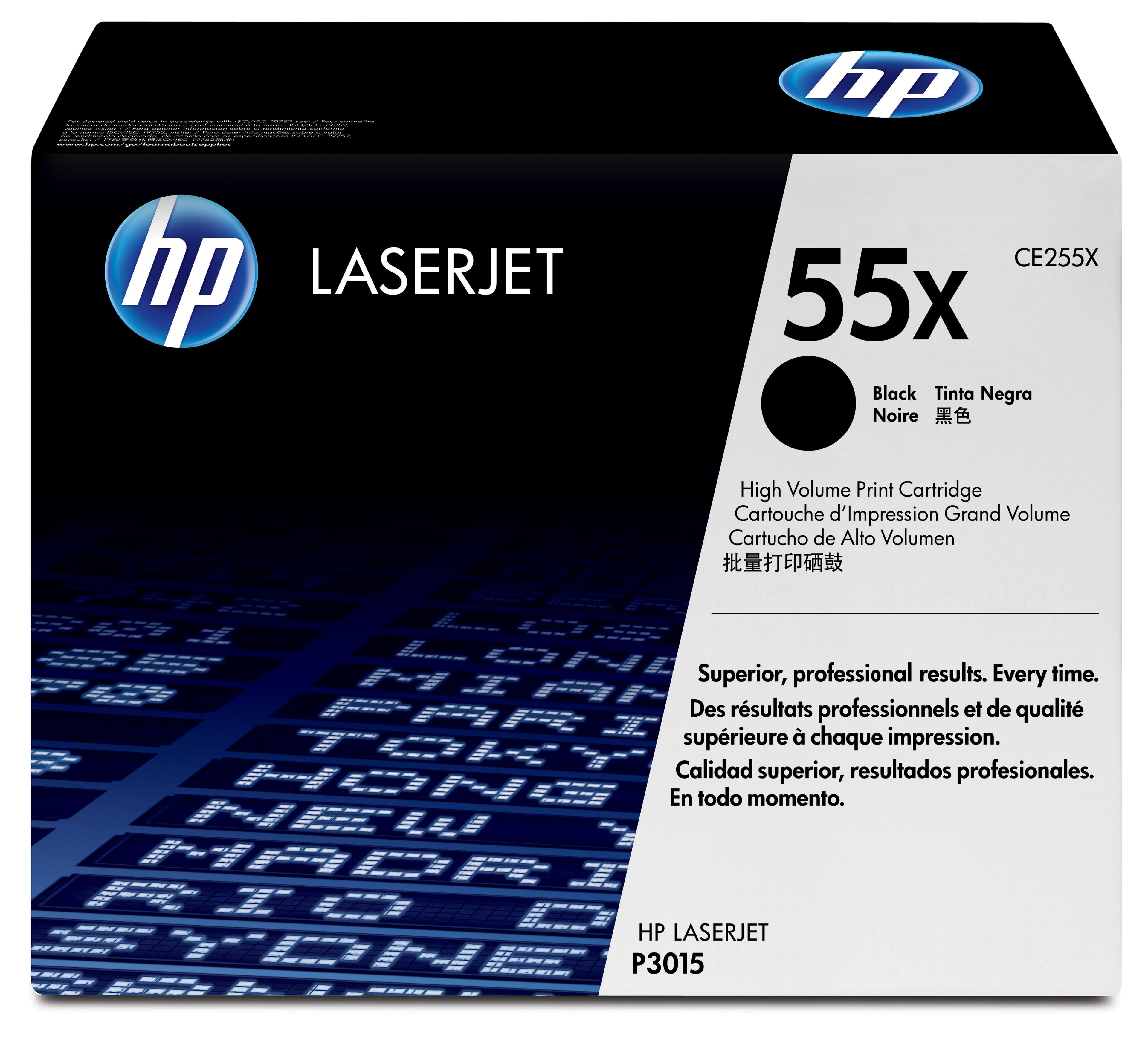 HP Cartuccia Toner originale nero ad alta capacità LaserJet 55X