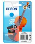 Epson 250 Violin Claria Photo HD cartuccia d'inchiostro 1 pz Originale Ciano