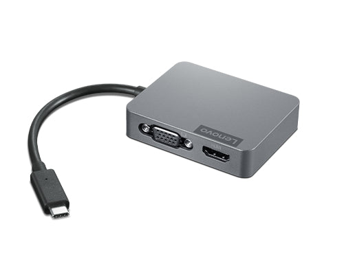 Lenovo 4X91A30366 replicatore di porte e docking station per laptop Cablato USB 2.0 Type-C Grigio