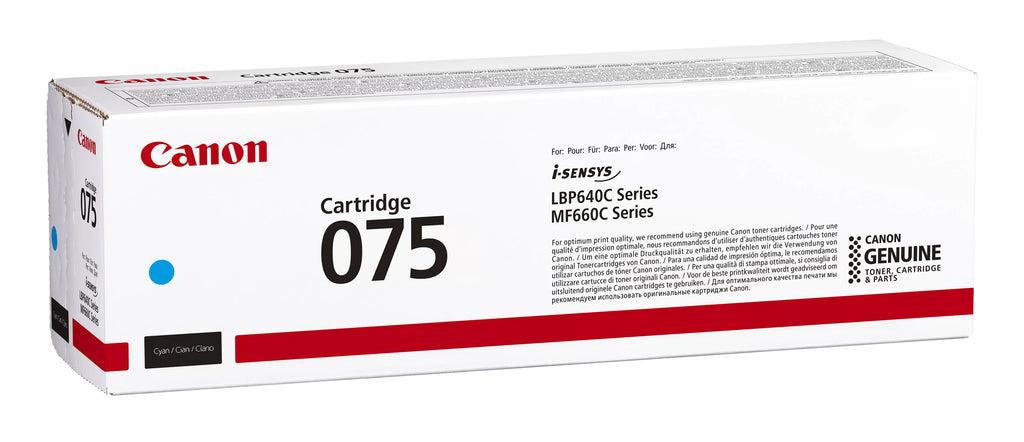Canon 075 cartuccia toner 1 pz Originale Ciano