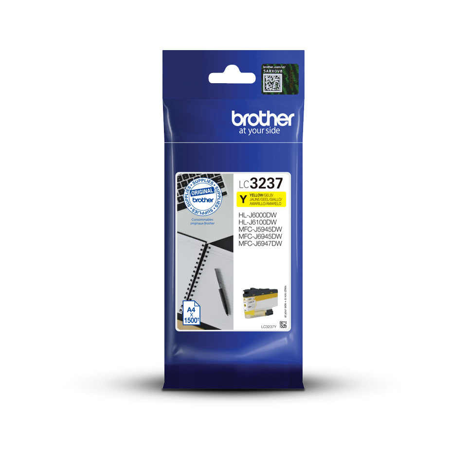 Brother LC3237Y cartuccia d'inchiostro 1 pz Originale Resa standard Giallo