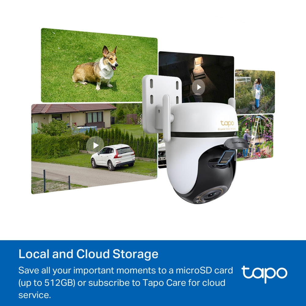 TP-Link TAPO C530WS telecamera di sorveglianza Torretta Telecamera di sicurezza IP Esterno 2880 x 1620 Pixel Parete