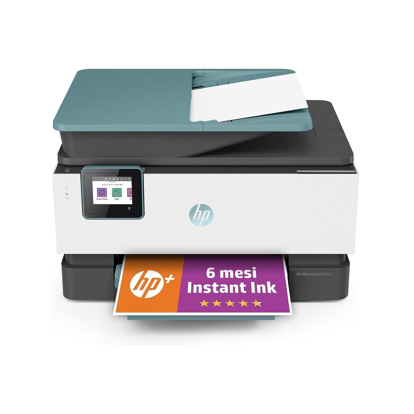 HP OfficeJet Pro 9015e, Stampante Multifunzione, 6 Mesi di Instant Ink Inlcusi con HP+