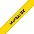 Brother M-K621BZ nastro per etichettatrice Nero su giallo