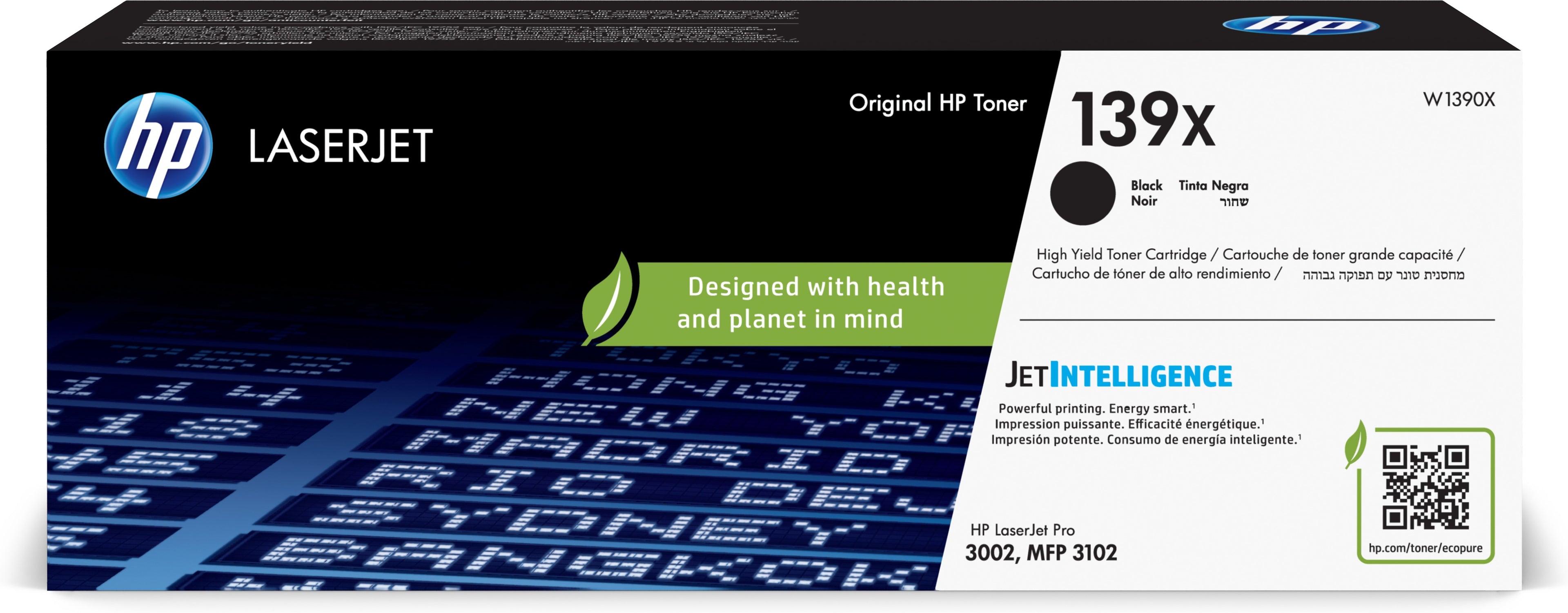HP LaserJet Cartuccia toner nero originale 139X ad alta capacità