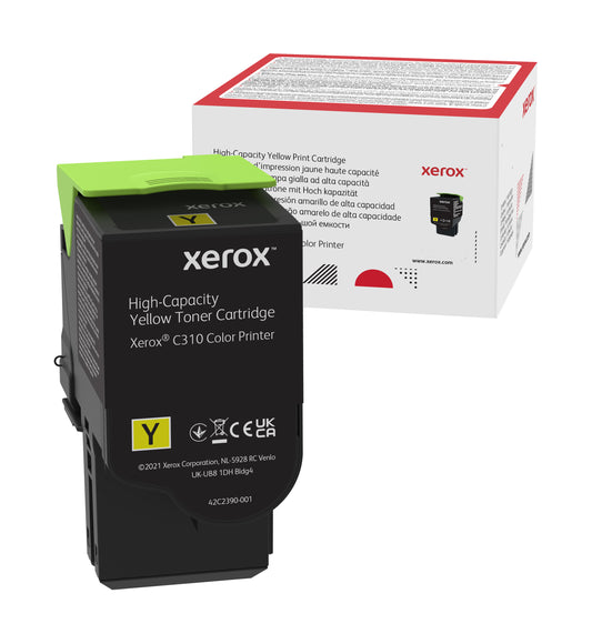Xerox Cartuccia toner Giallo a Alta capacità da 5500 Pagine per Stampante a colori ® C310/multifunzione a colori ® C315 (006R04367)