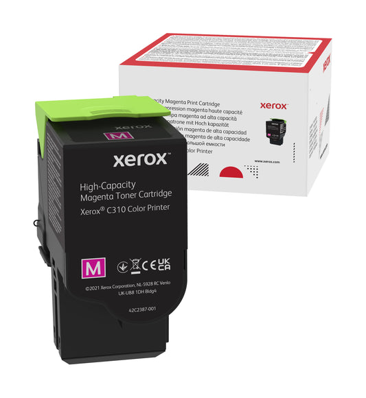 Xerox Cartuccia toner Magenta a Alta capacità da 5500 Pagine per Stampante a colori ® C310/multifunzione a colori ® C315 (006R04366)