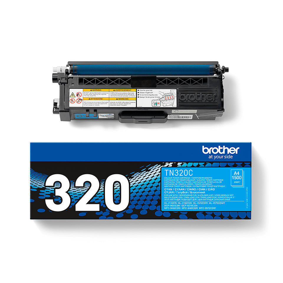 Brother TN-320C cartuccia toner 1 pz Originale Ciano