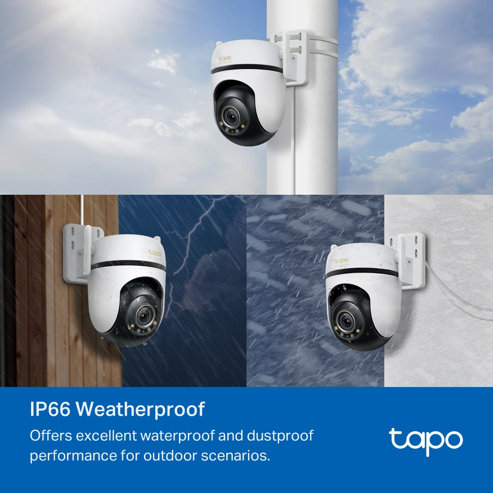 TP-Link TAPO C530WS telecamera di sorveglianza Torretta Telecamera di sicurezza IP Esterno 2880 x 1620 Pixel Parete