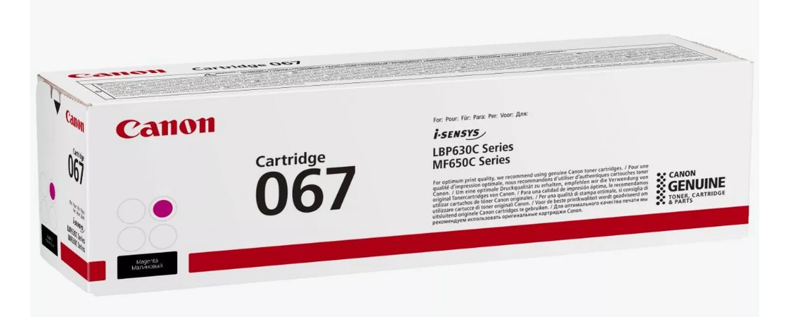 Canon 067 cartuccia toner 1 pz Originale Magenta