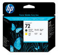 HP Testina di stampa nero opaco e giallo 72
