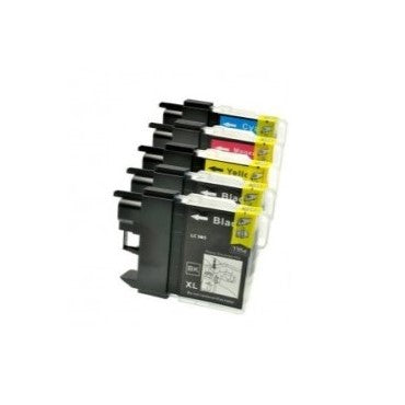 Cartucce compatibili per Brother LC-985 XL (2 Nero, 1 Ciano, 1 Magenta, 1 Giallo)