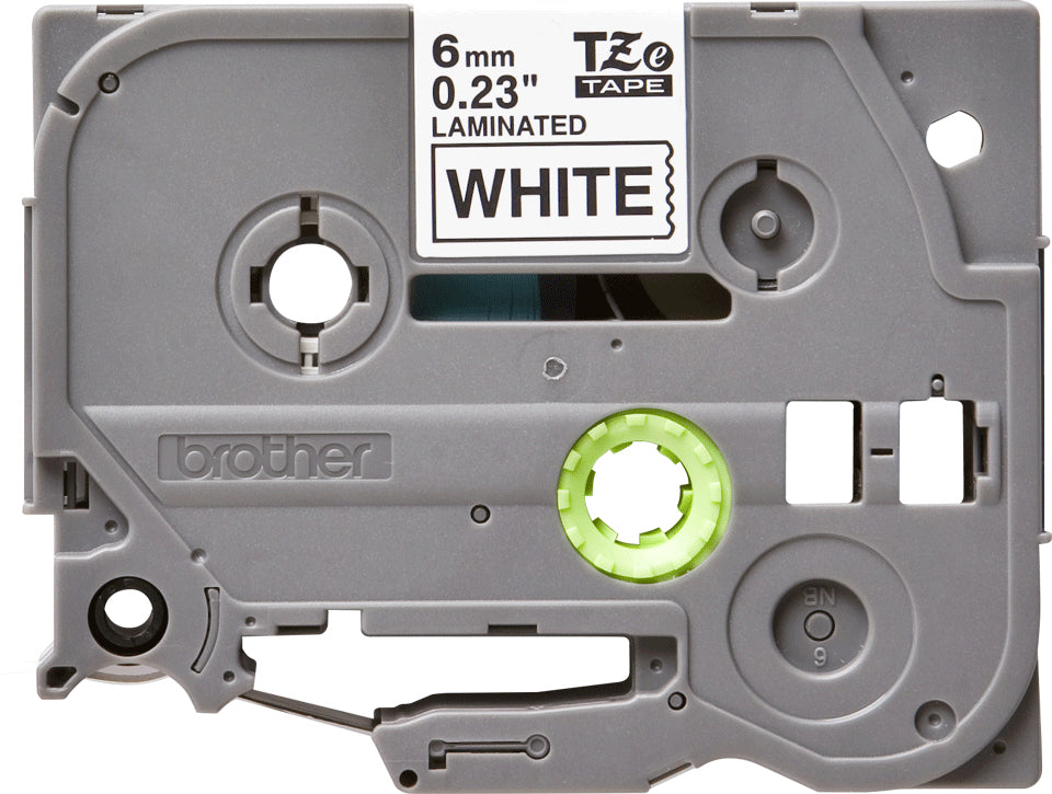 Brother TZe-211 nastro per etichettatrice Nero su bianco