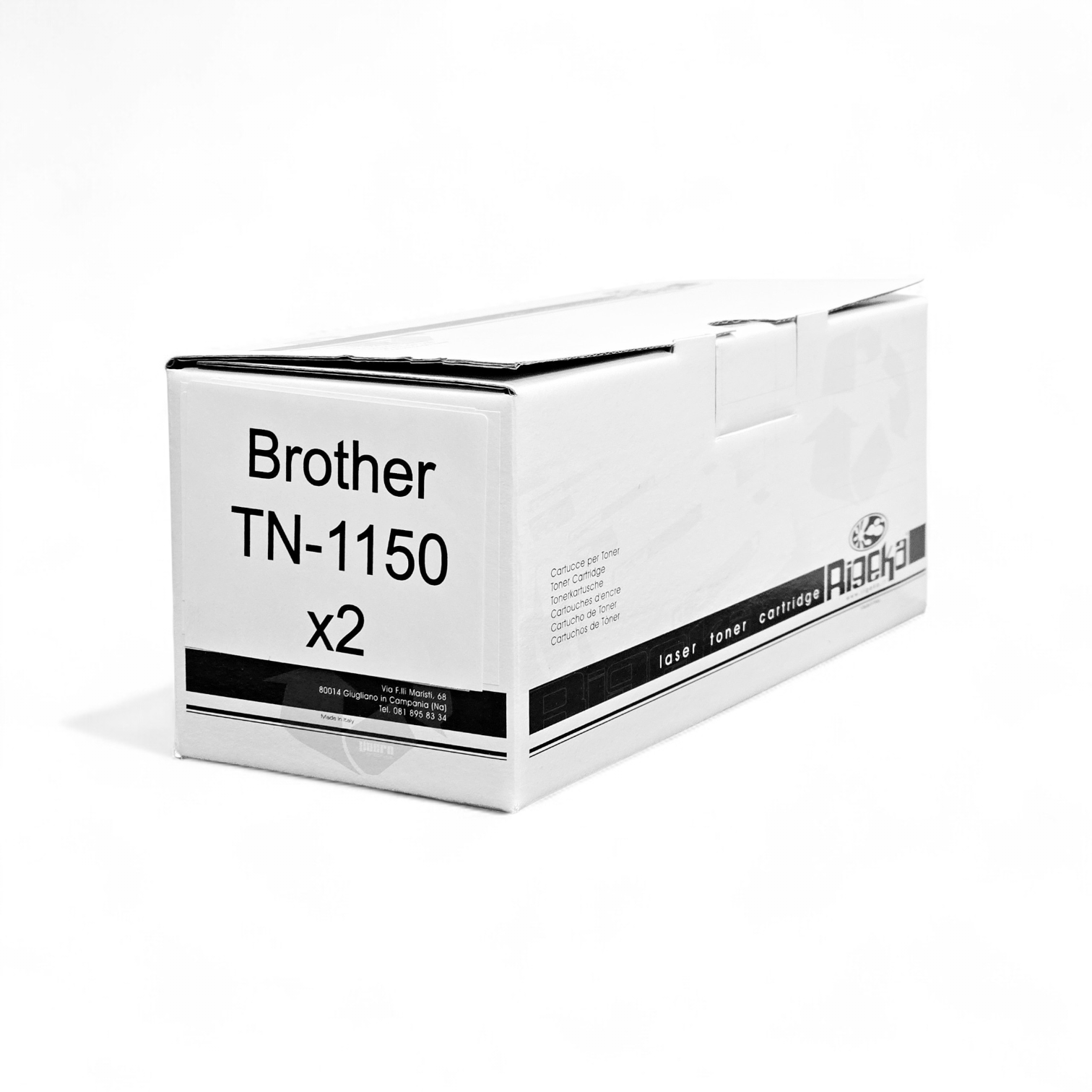 Toner Compatibile per Brother TN-1150 Confezione da 2