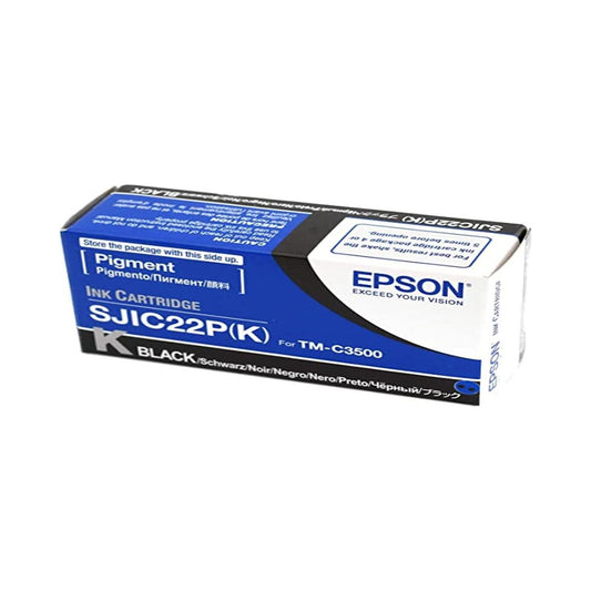 Epson Sjic22P Cartuccia D'Inchiostro Originale, Nero