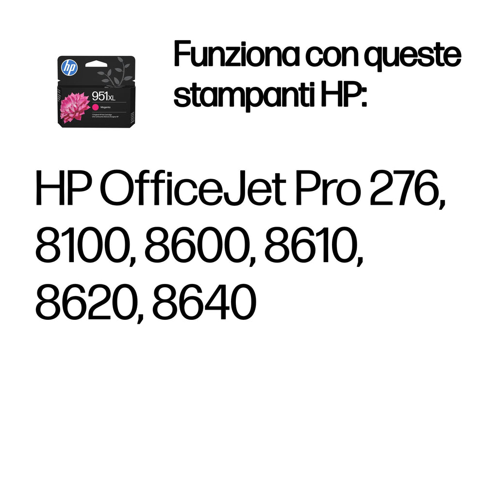 HP Cartuccia originale inchiostro magenta ad alta capacità 951XL
