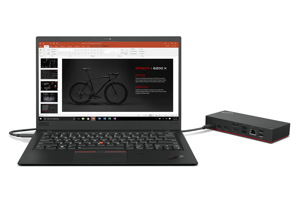Lenovo ThinkPad Universal USB-C Dock Cablato USB 3.2 Gen 1 (3.1 Gen 1) Type-C Nero