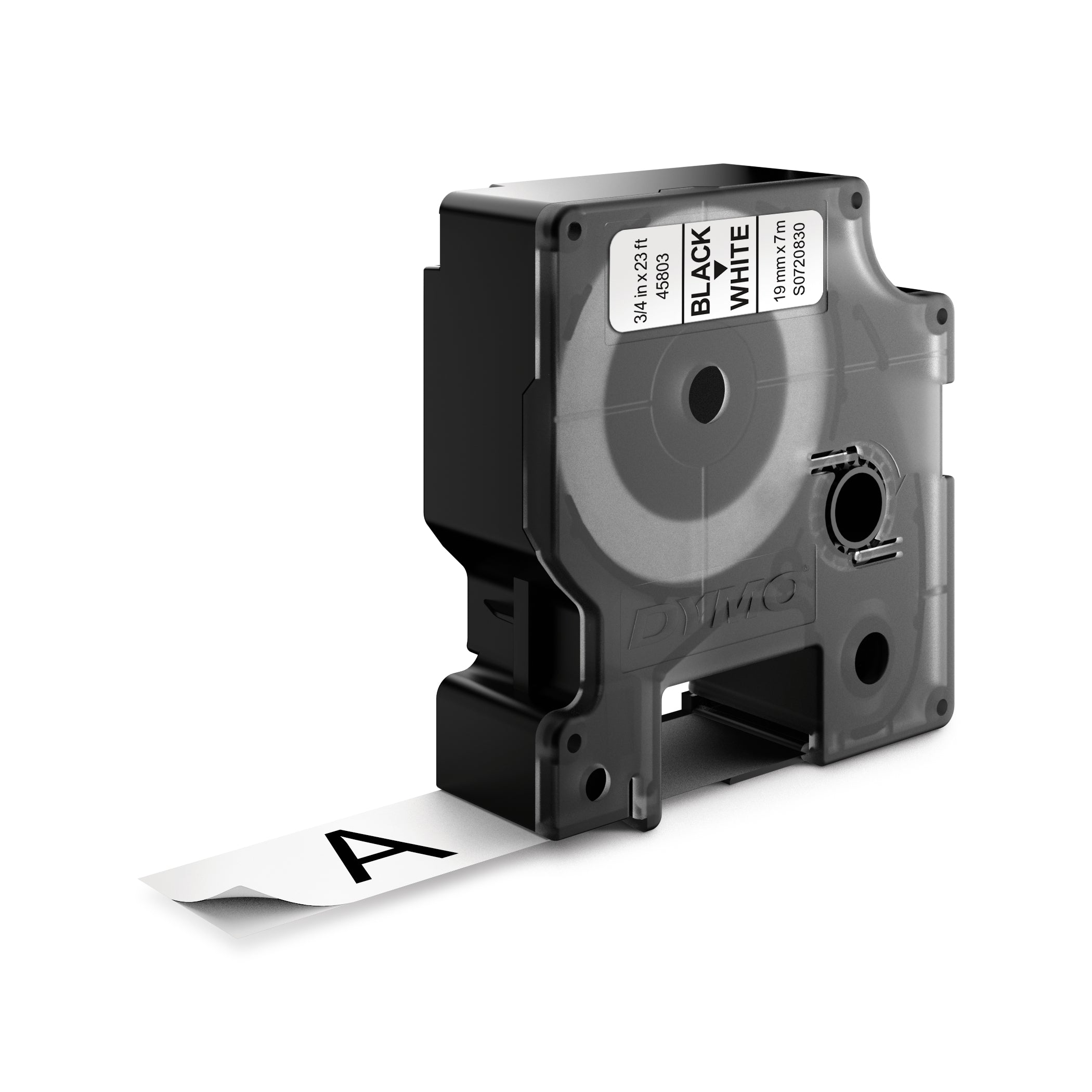 DYMO D1 etichette originali | stampa nera su bianco | 19 mm x 7 m | etichette autoadesive per etichettatrice LabelManager | 1 Pezzo
