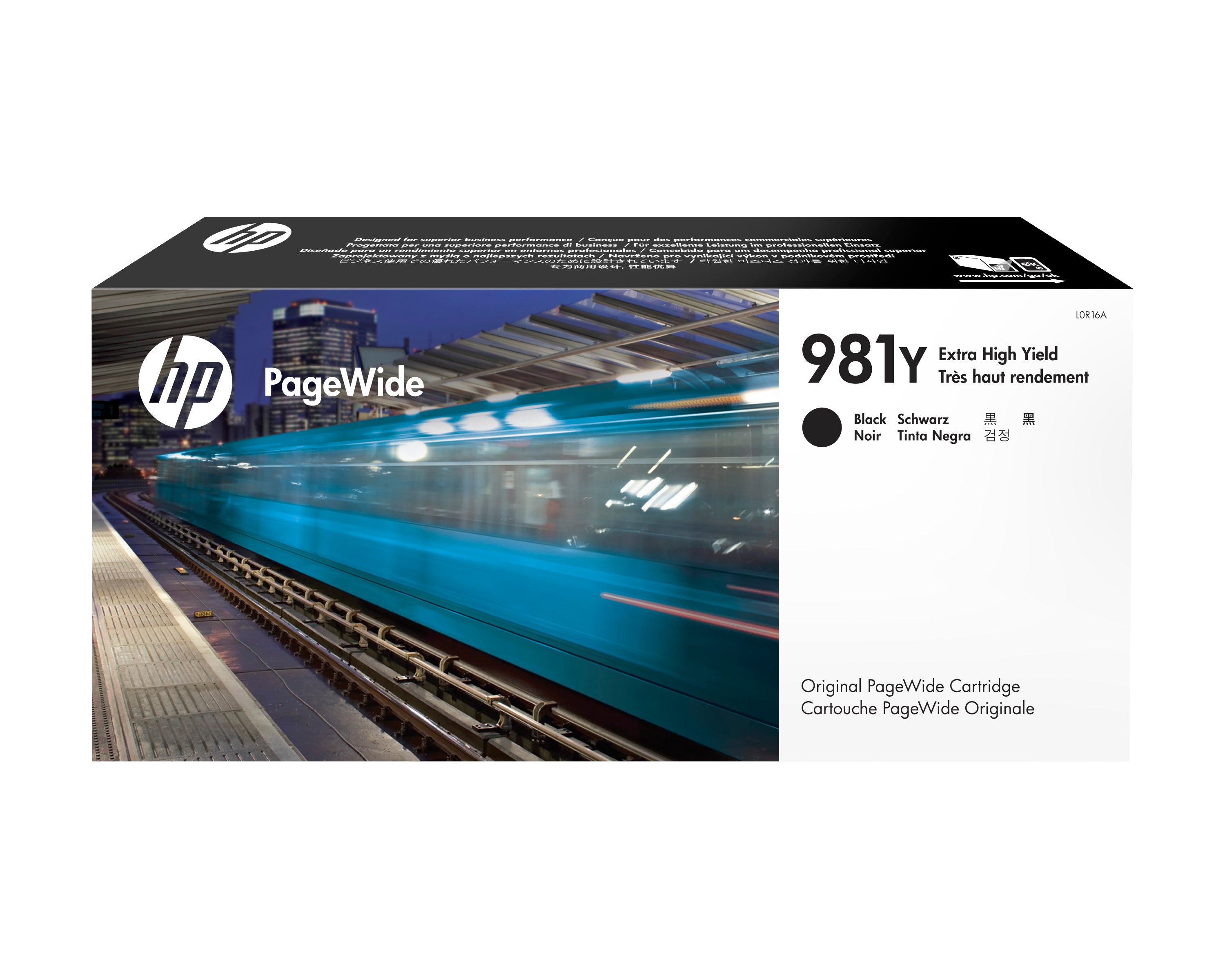 HP Cartuccia nero originale ad altissima capacità PageWide 981Y
